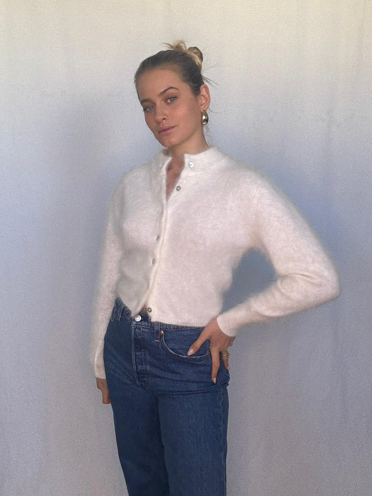 Bella Cardigan - Snow