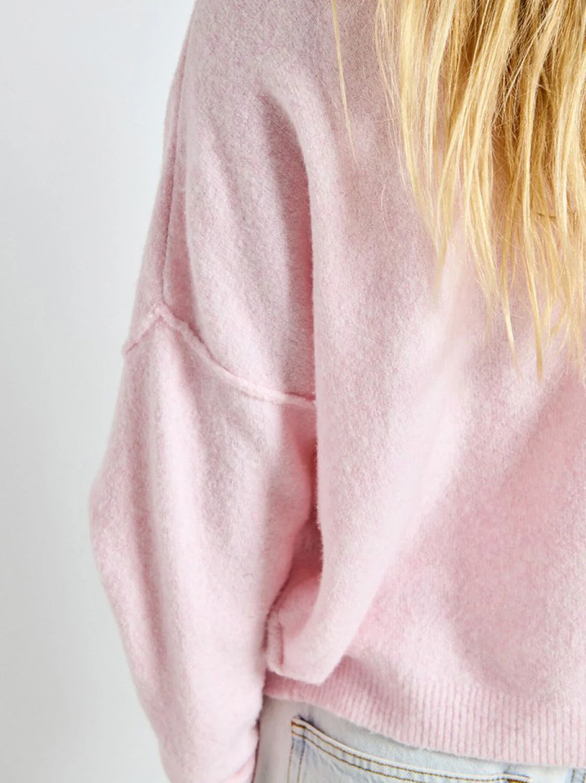 Dam225 Boat Neck Knit - Sugar Almond