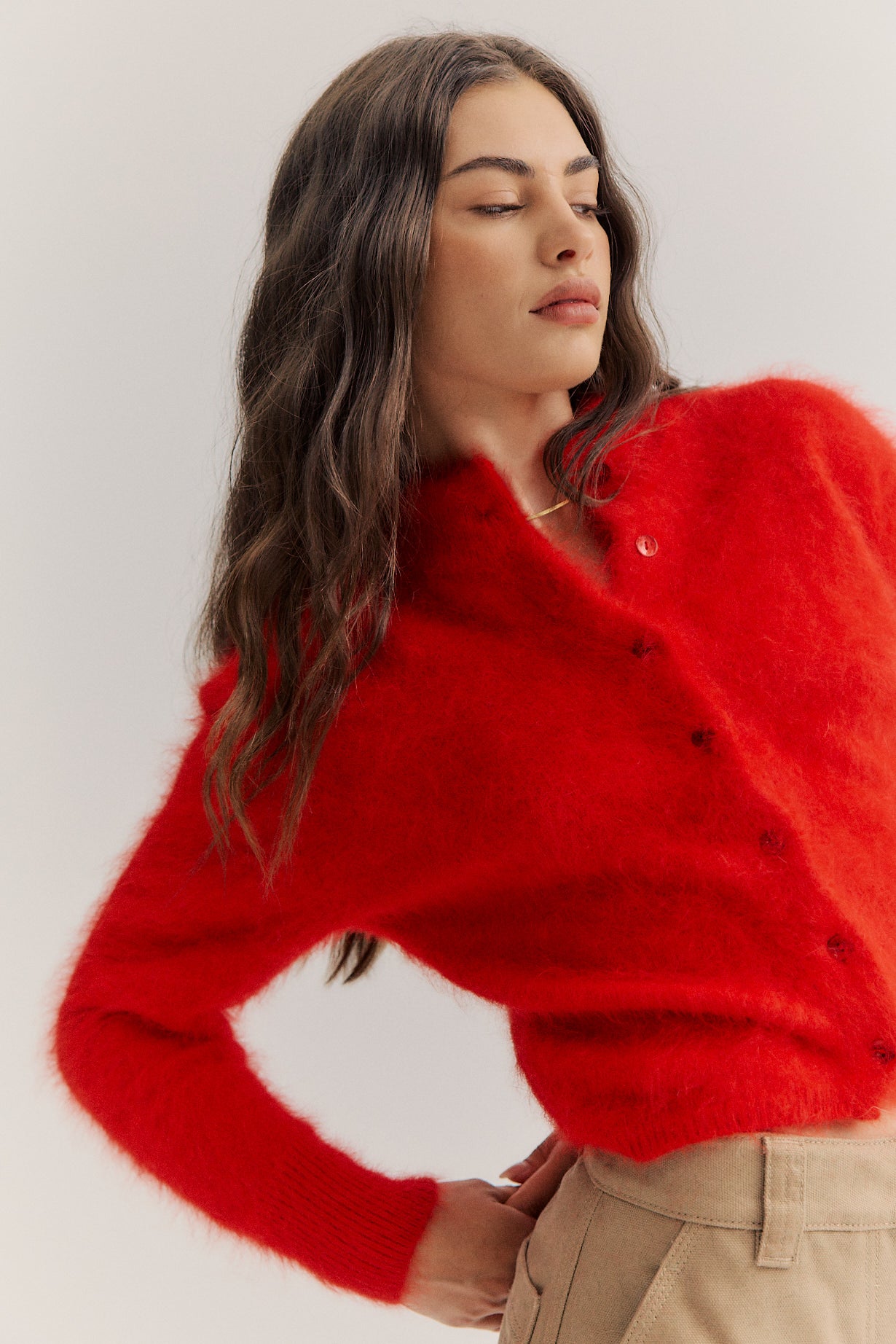 Bella Cardigan - Flame