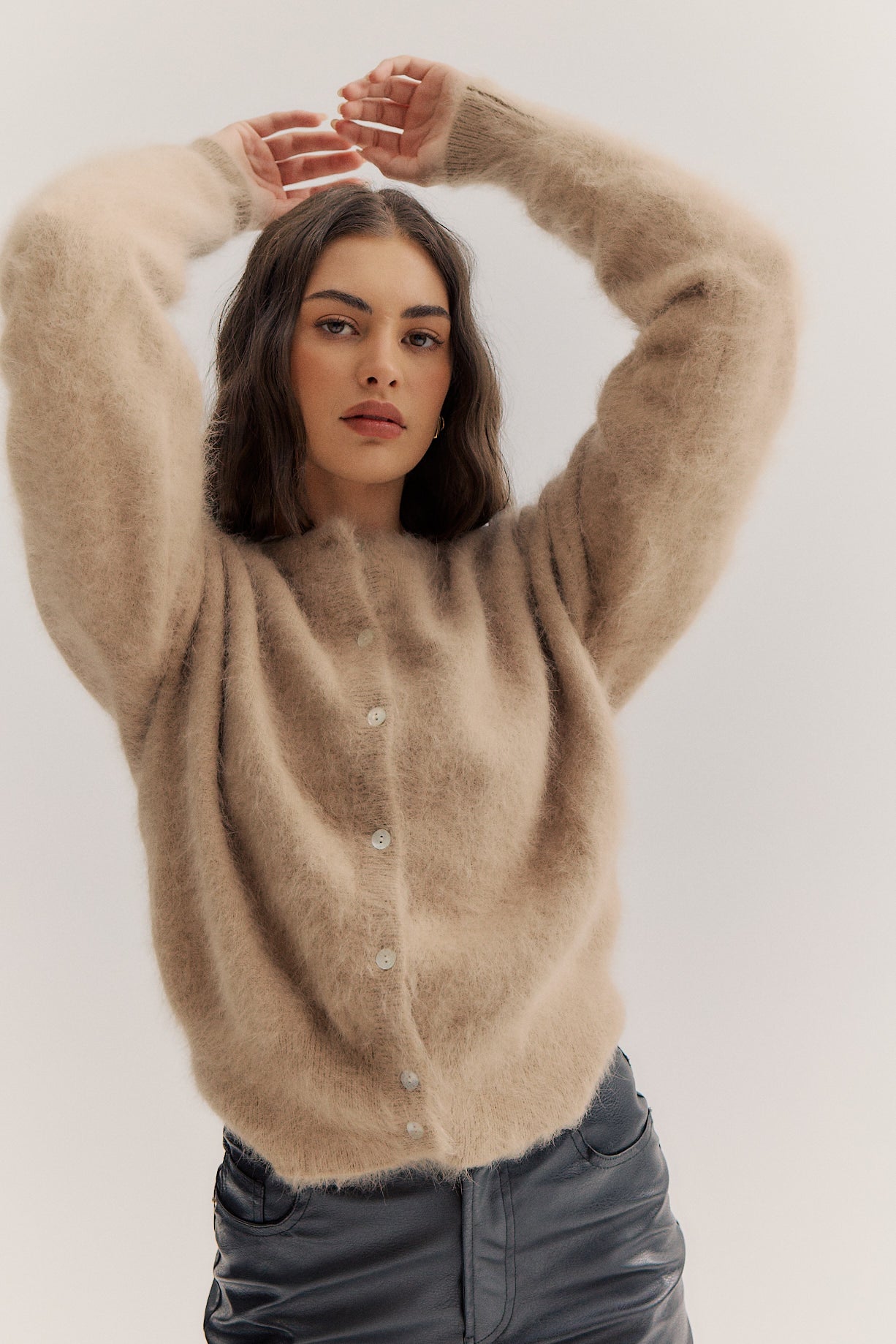 Frankie Cardigan - Latte