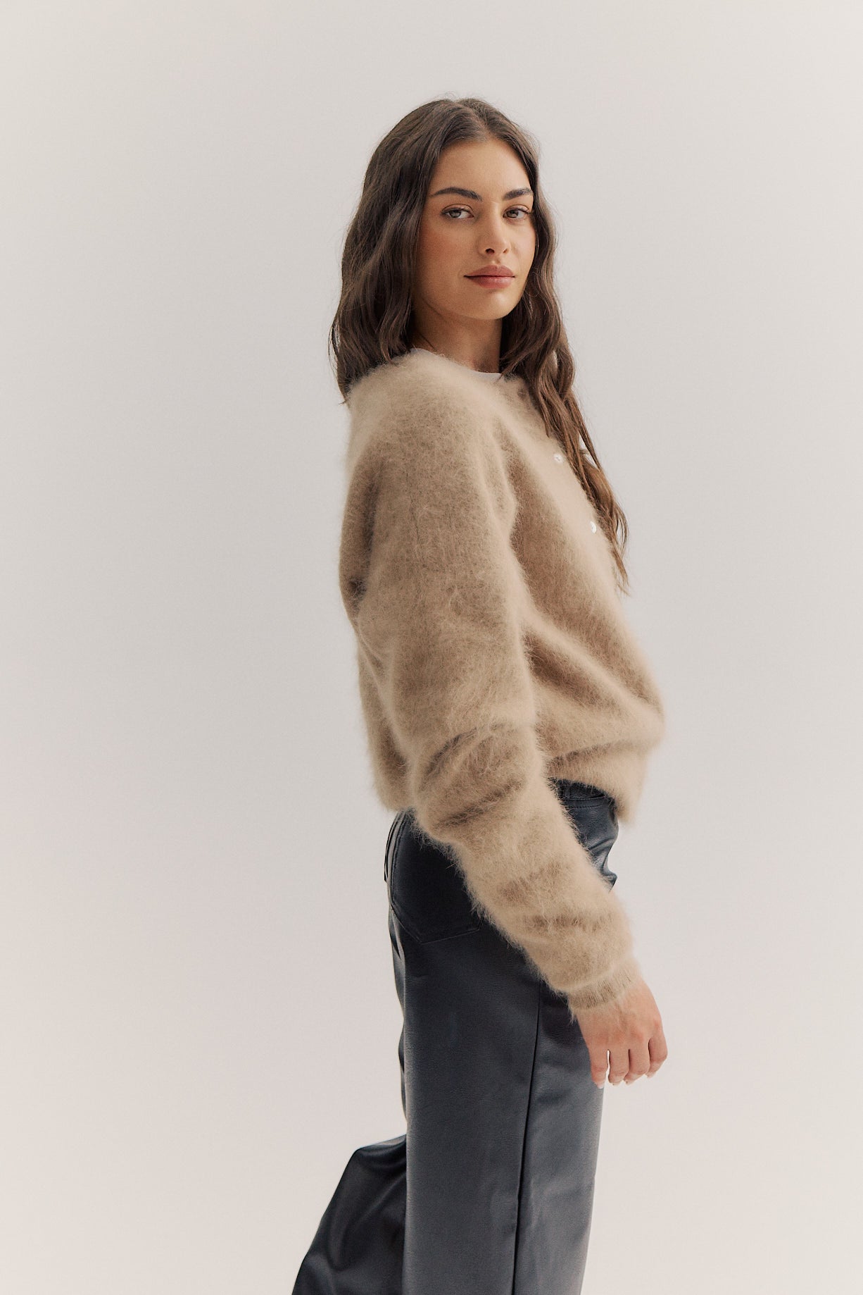 Frankie Cardigan - Latte