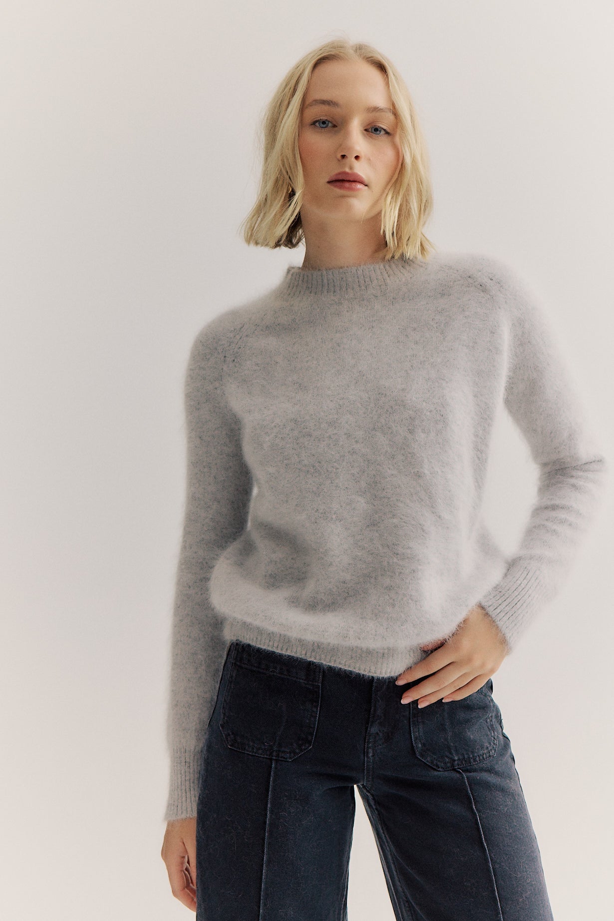 Adele Crew - Light Grey