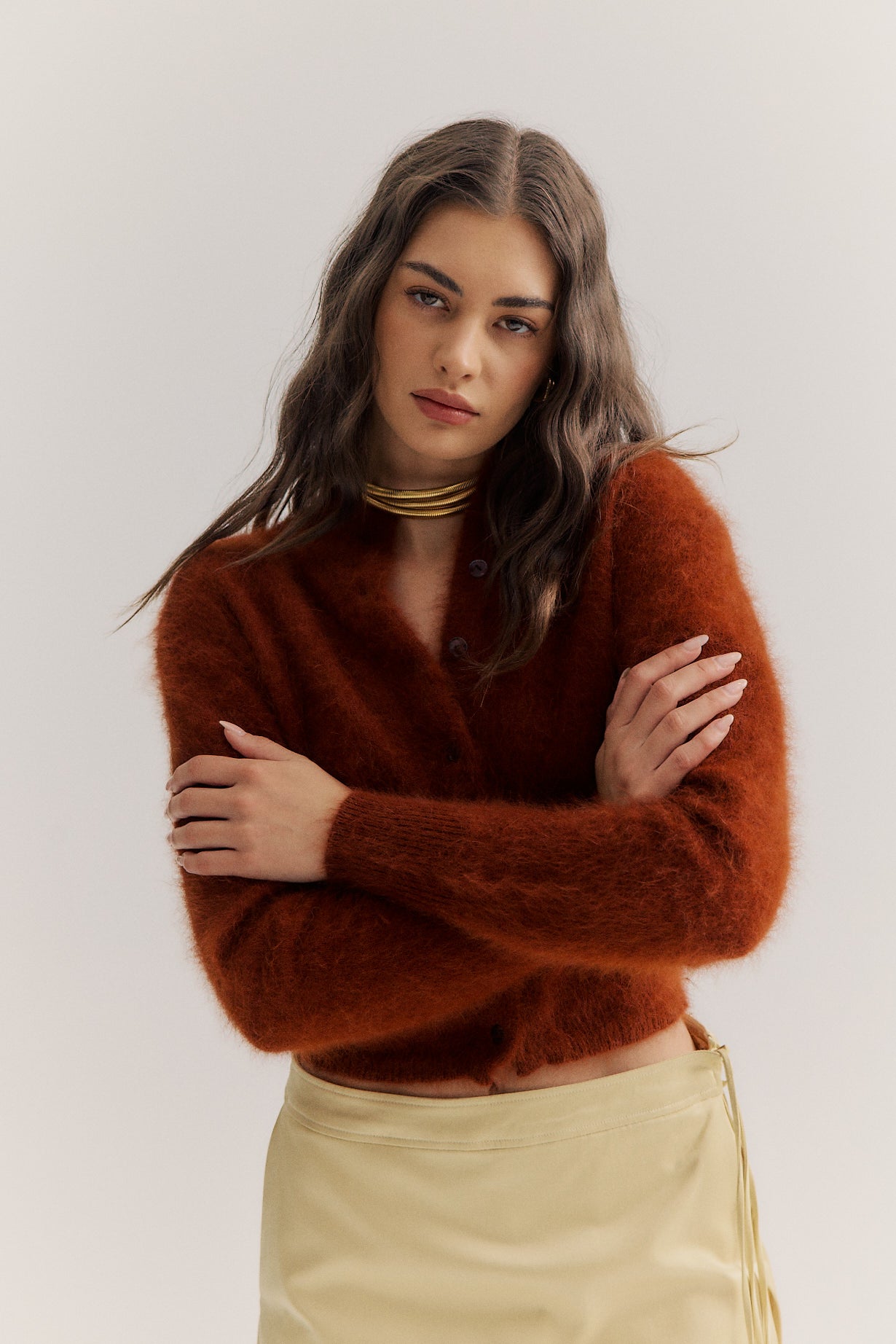Bella Cardigan - Chocolate