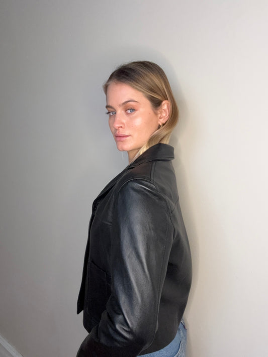 Clara leather Jacket