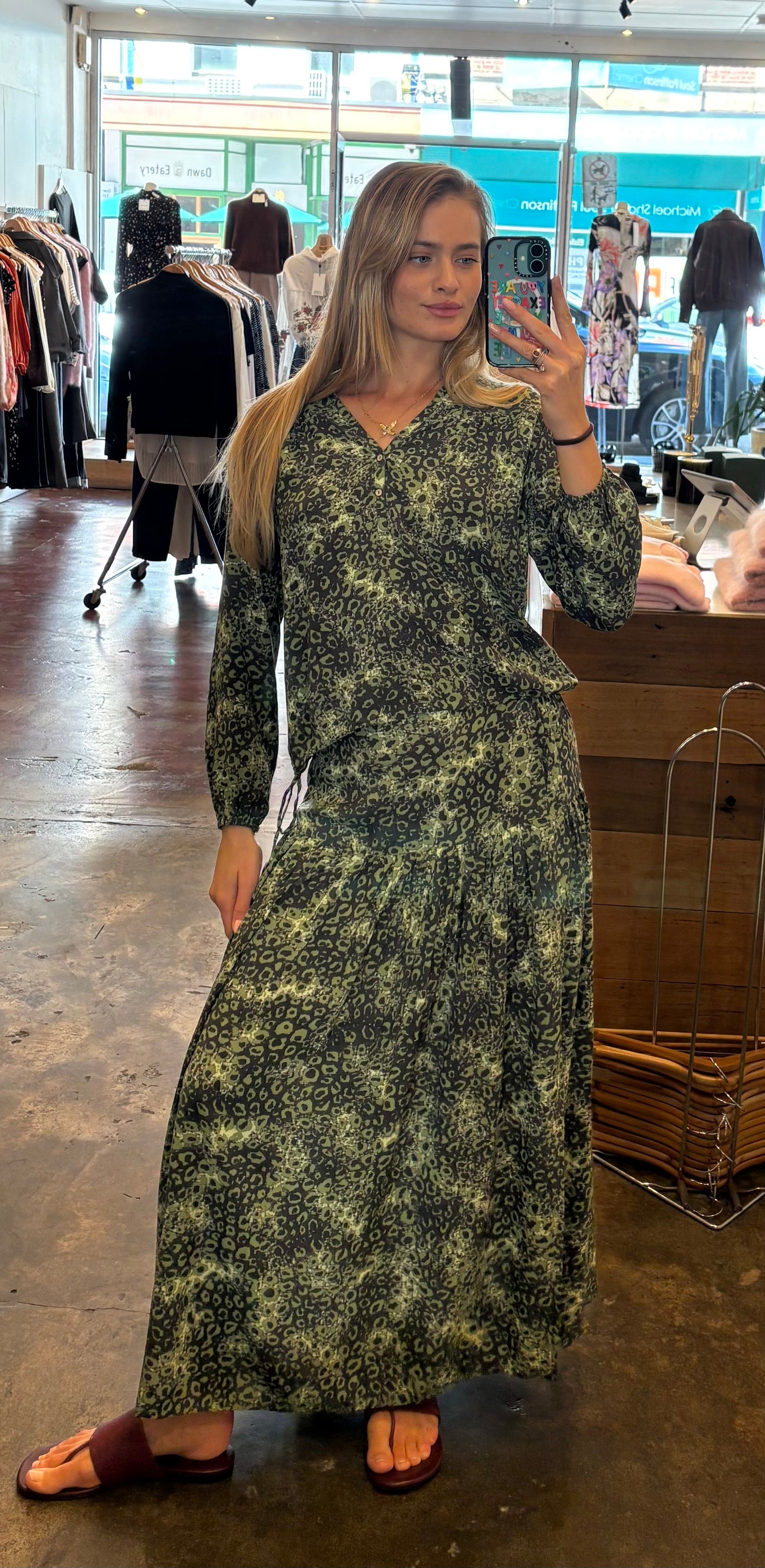 Amelia Skirt - Leopard