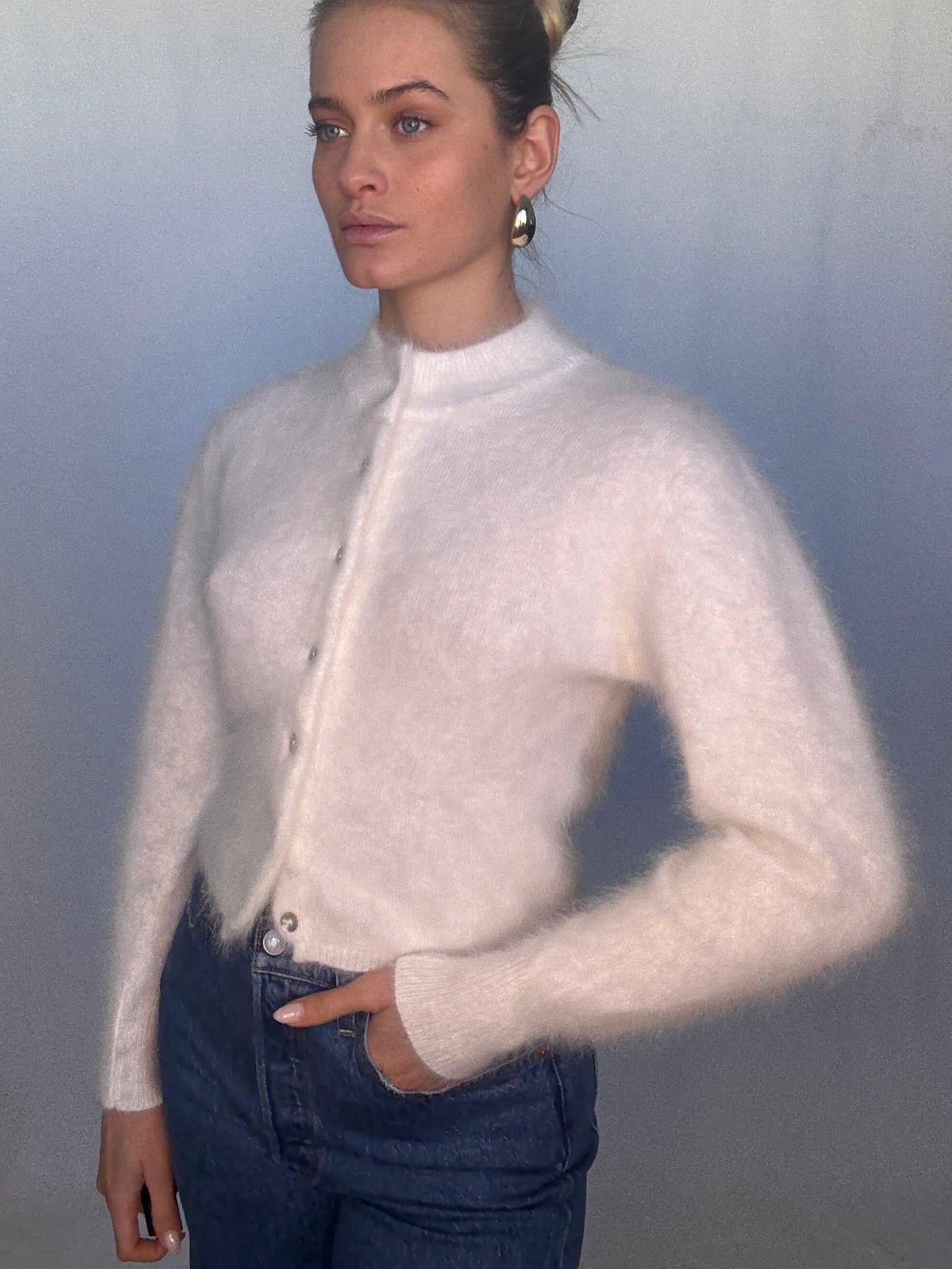 Bella Cardigan - Snow