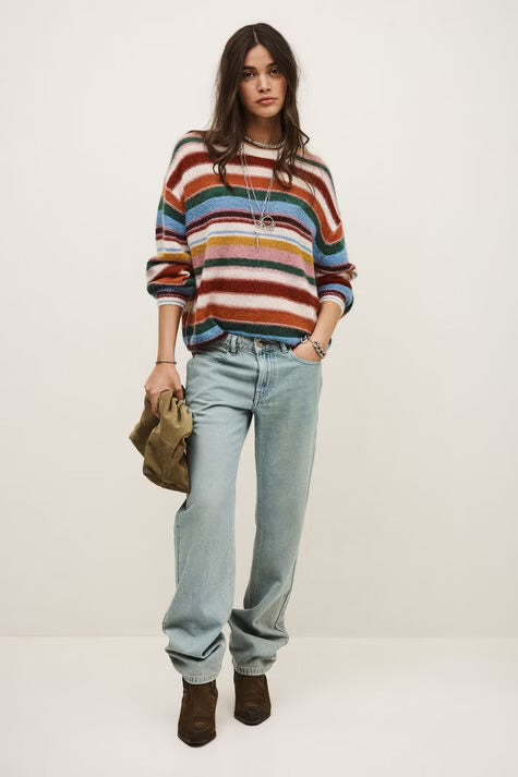 Serena Oversize striped jumper