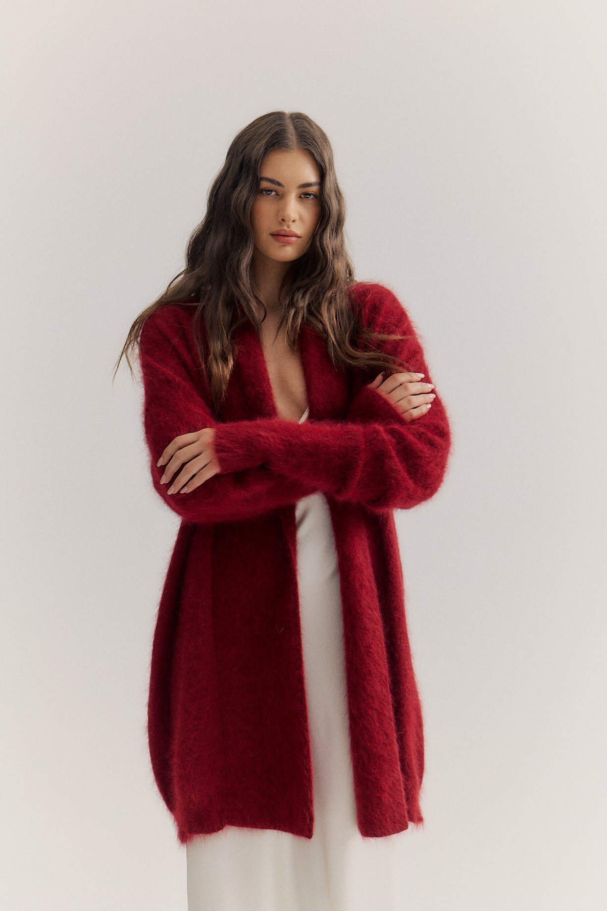 Sophia Cardigan - Merlot