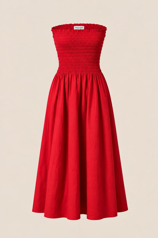 Ava Dress - Red