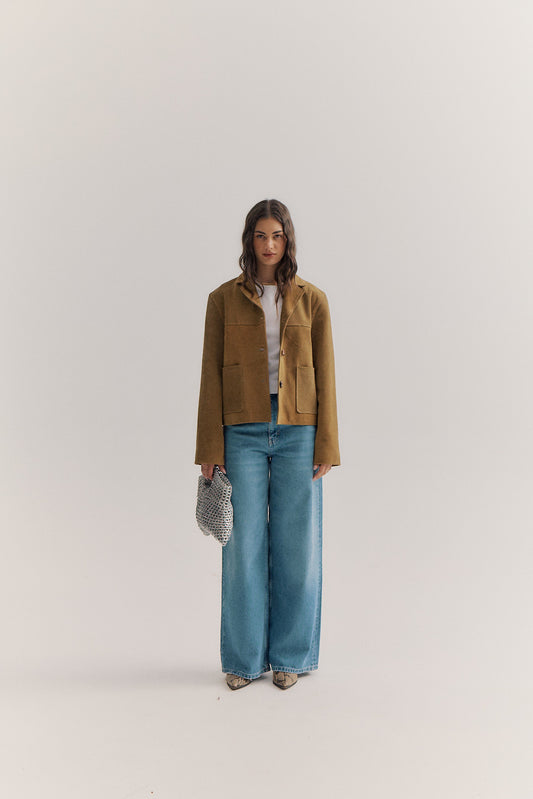 Clara Suede Jacket