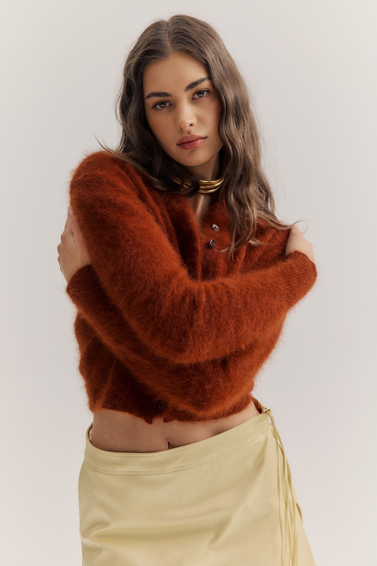 Bella Cardigan - Chocolate