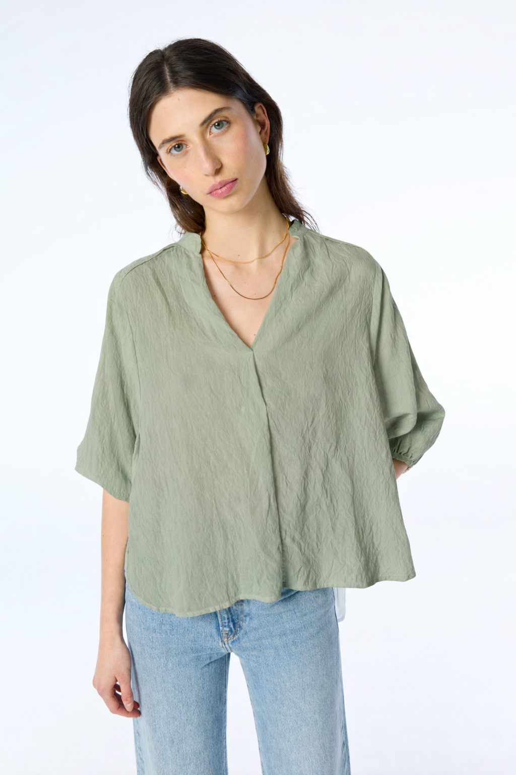 Vera Blouse - khaki