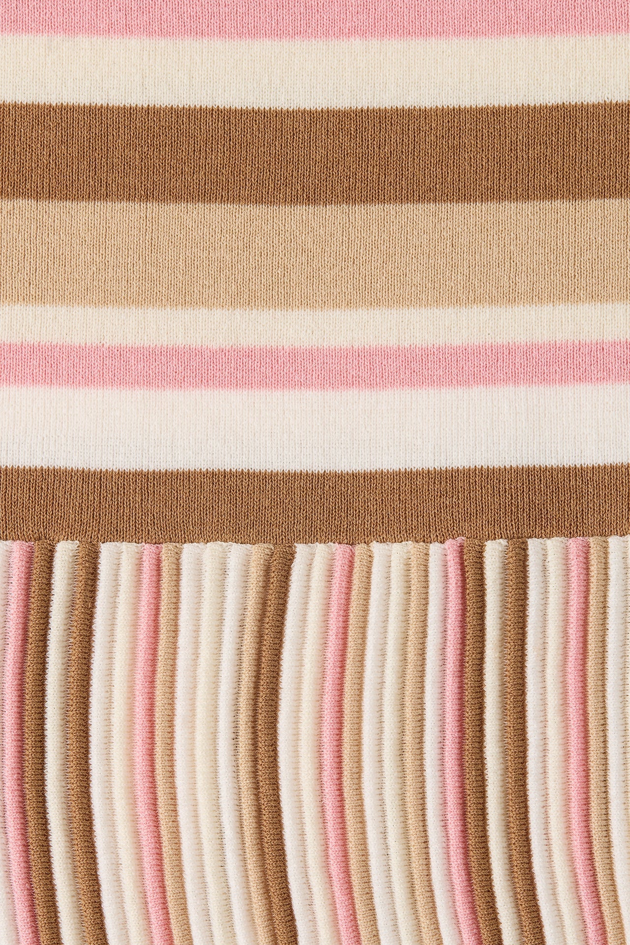 Esenia Knit Dress Puce Sepia Stripe