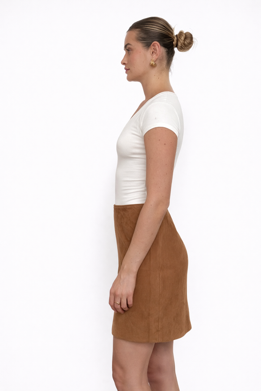 Alice Suede Mini - Tan
