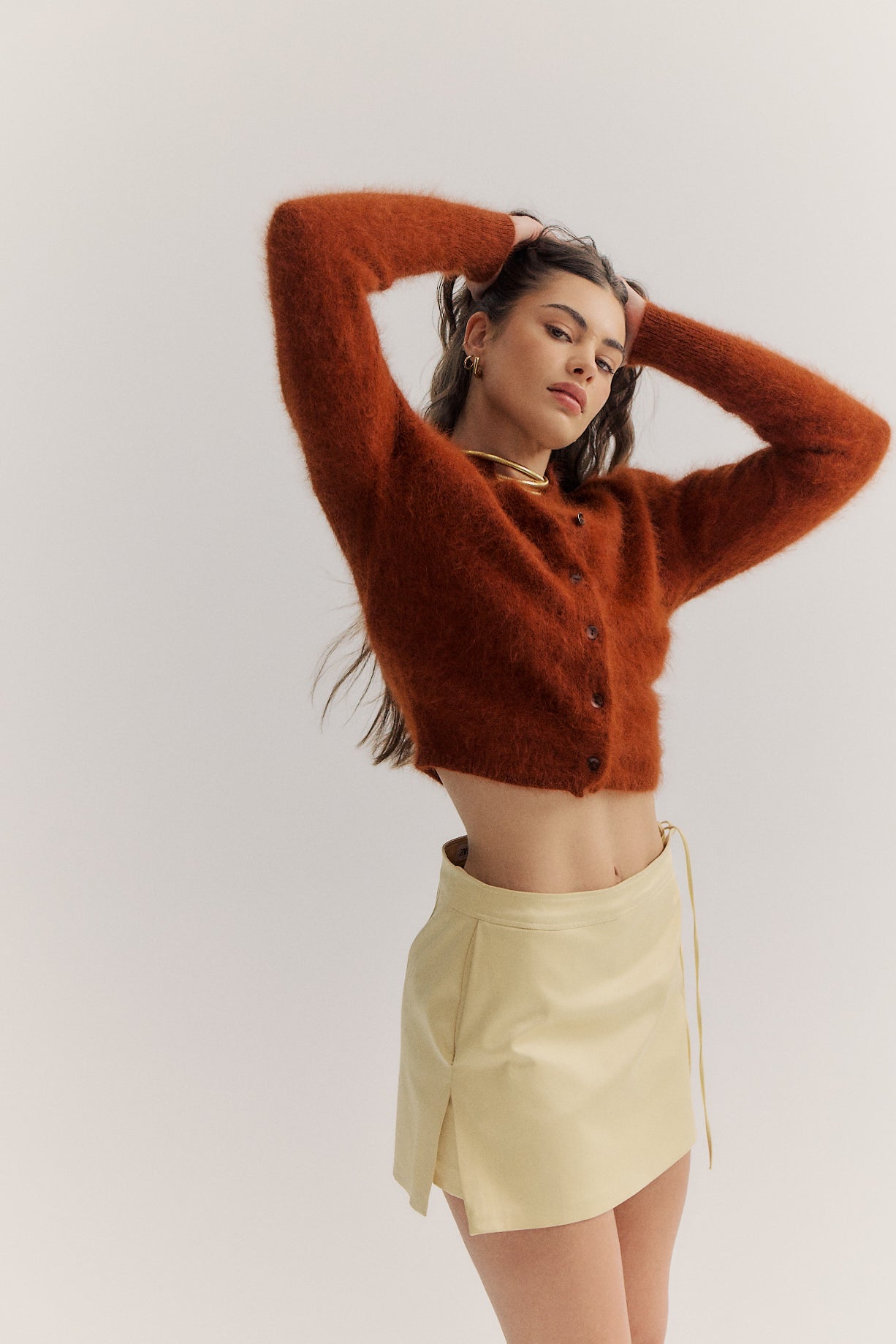 Bella Cardigan - Chocolate