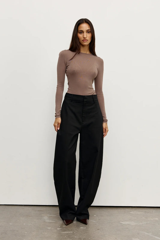 Stevie Top - Mouse Grey