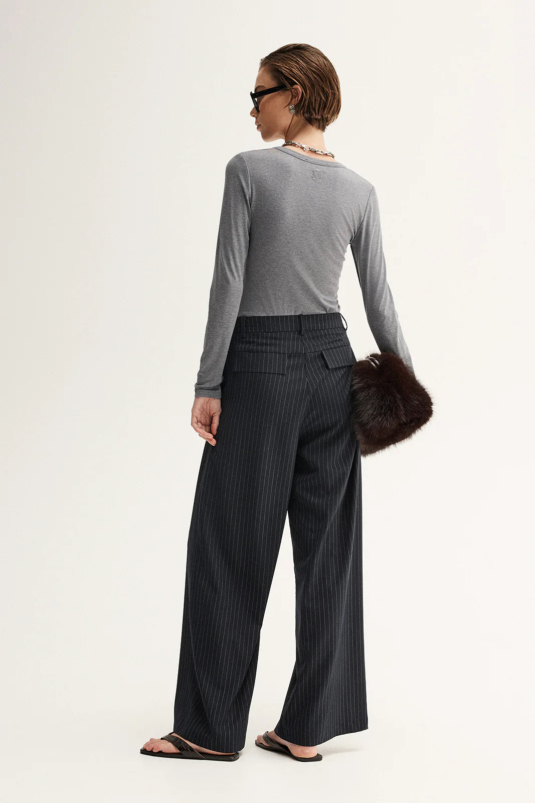 Sierra Top - Charcoal Marle
