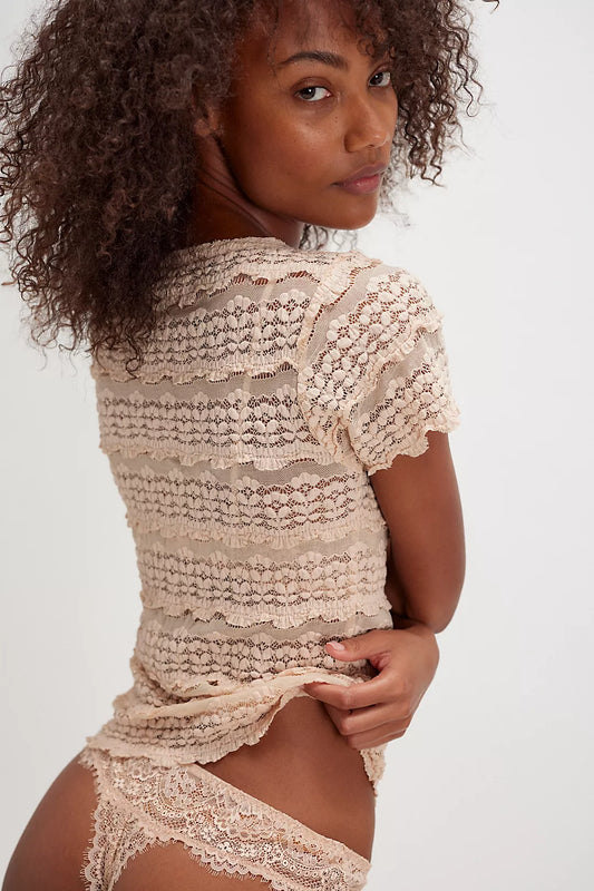 Angelina Lace Tee