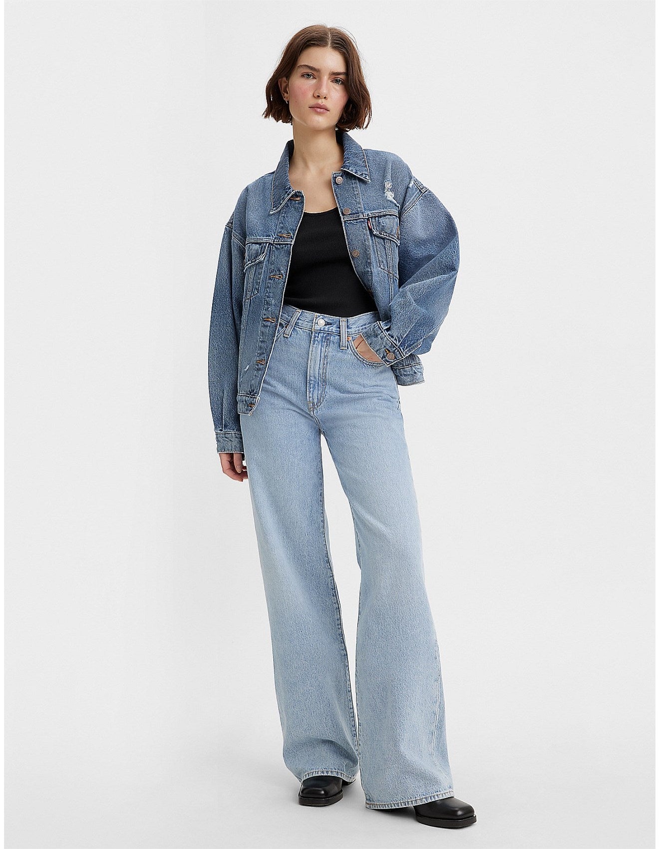 Ribcage Wide-Leg jeans