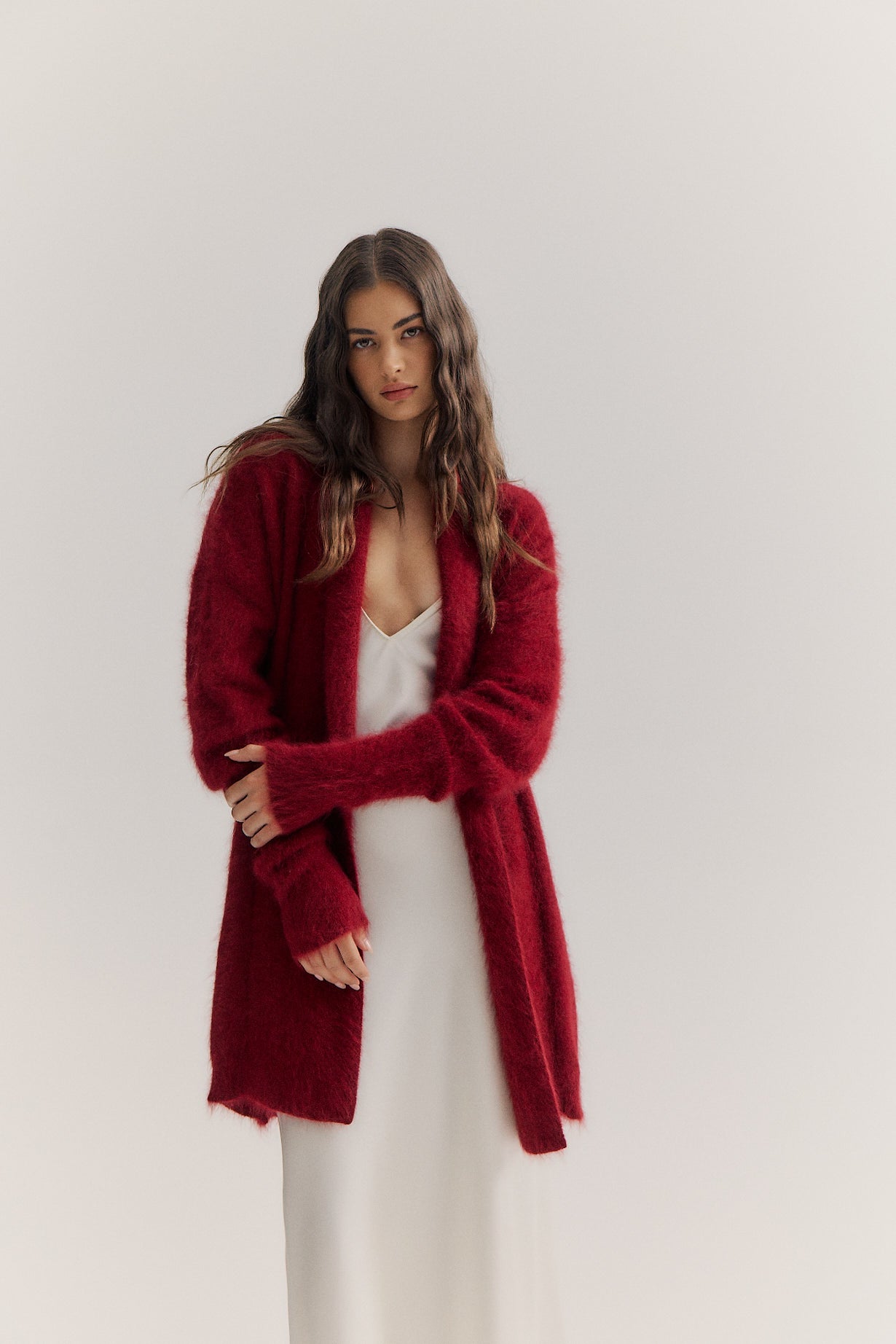 Sophia Cardigan - Merlot
