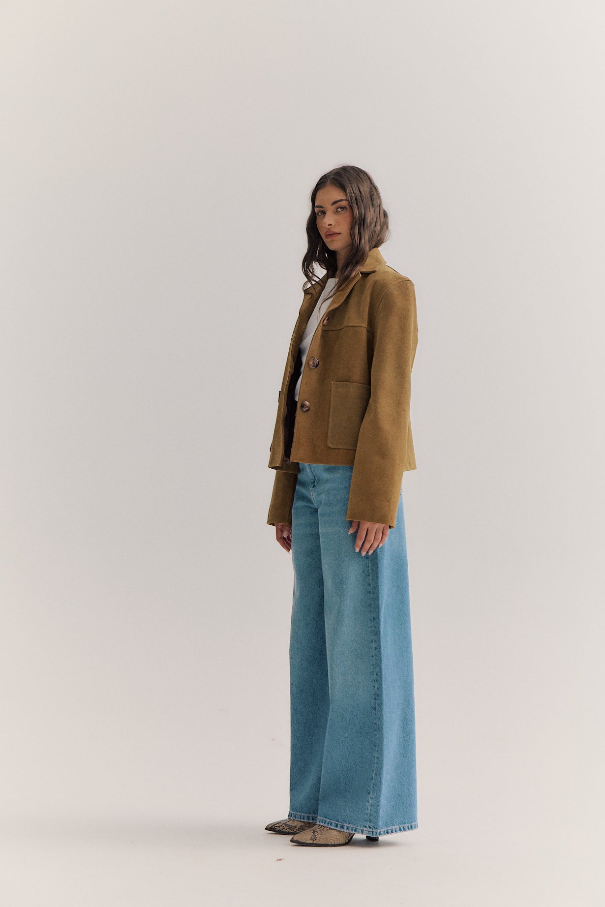 Clara Suede Jacket