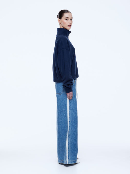 Kenzie 1/4 Zip Jumper - Navy