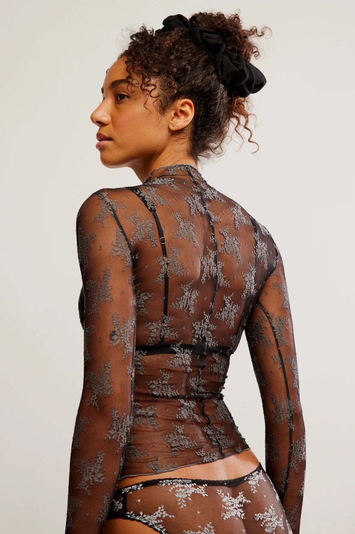 Lady Lux Layering Top - Thunderstorm