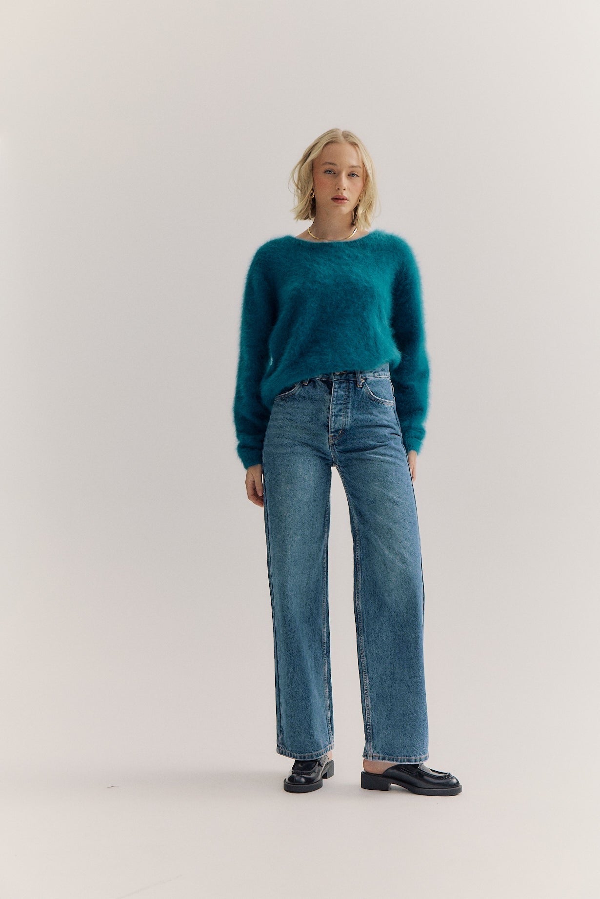 Stella Boat Neck - Ocean