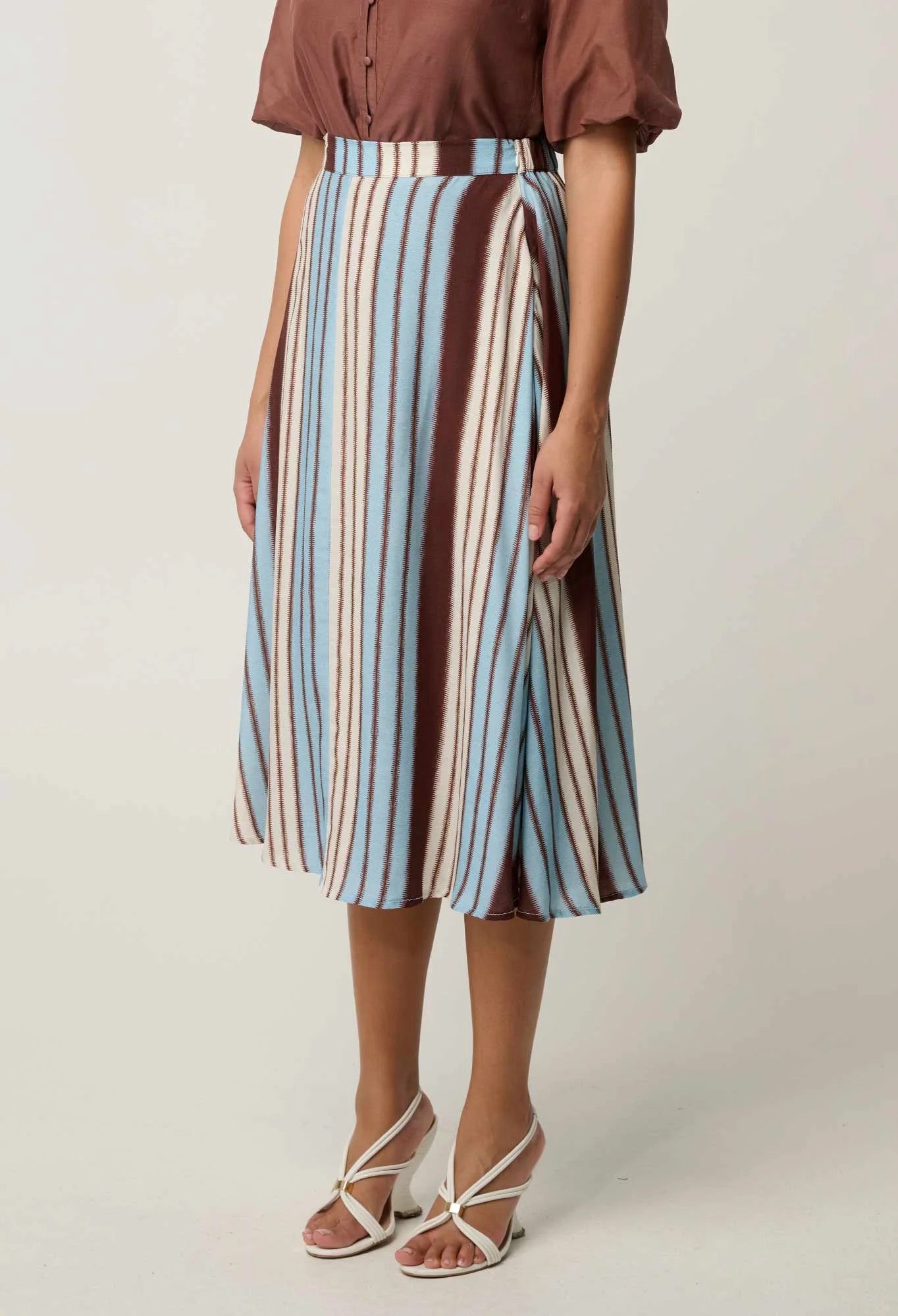 Iris Skirt - Iridescent Stripe