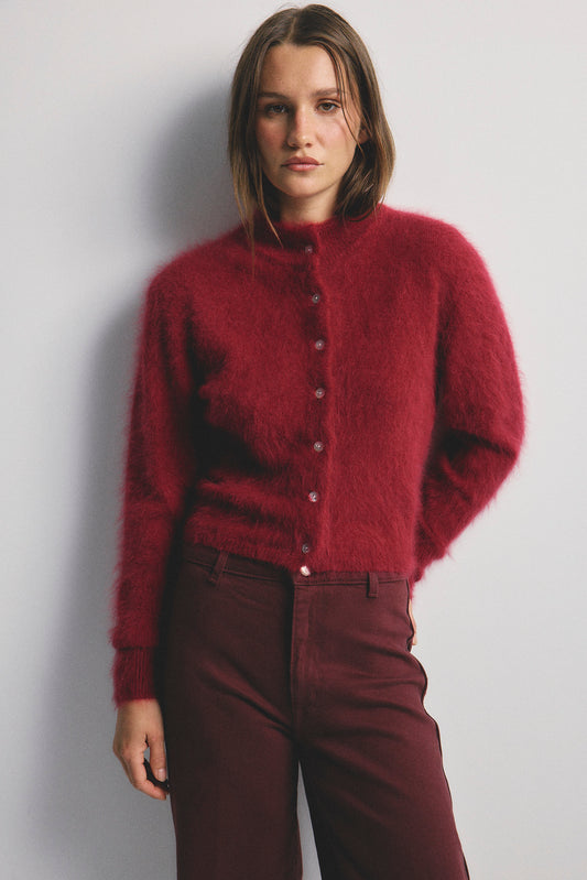 Bella Cardigan - Cerise