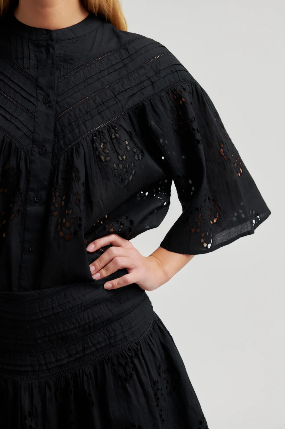 Angelina Shirt - Black