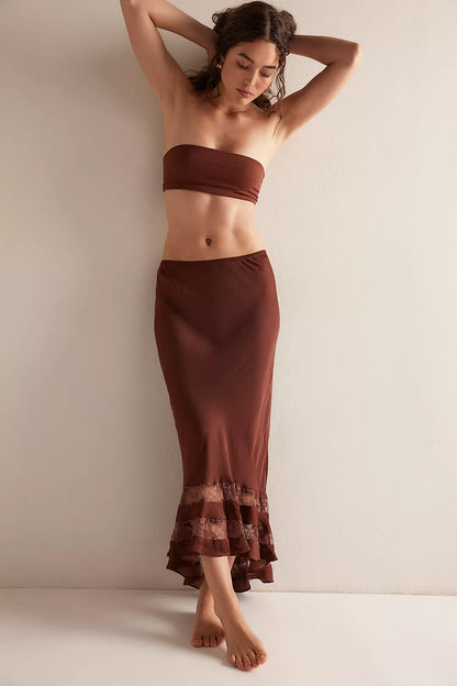 Long Lost Lover Maxi Slip Skirt