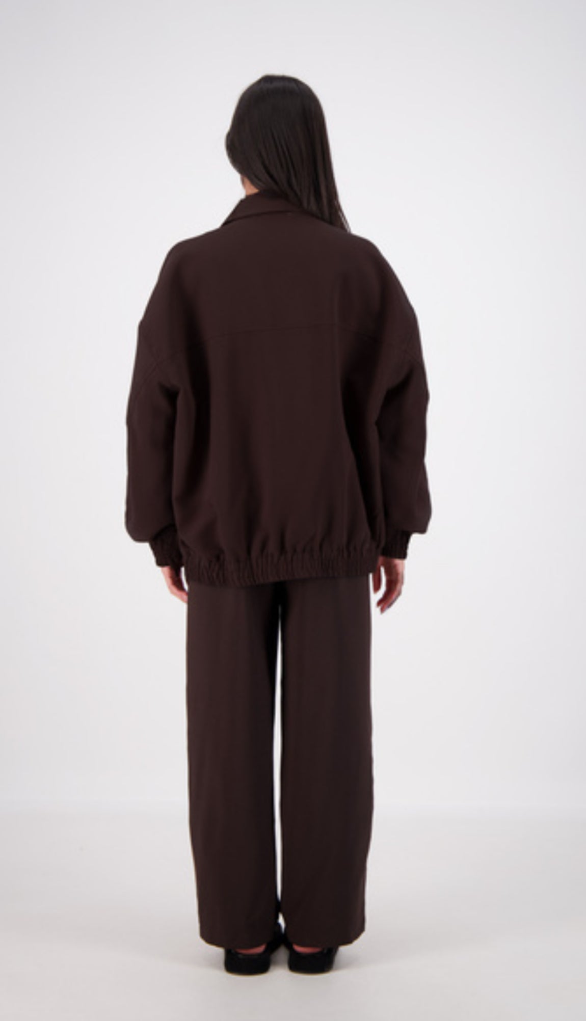 Ischia Bomber Jacket Dark Brown