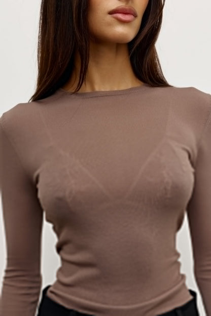 Stevie Top - Mouse Grey