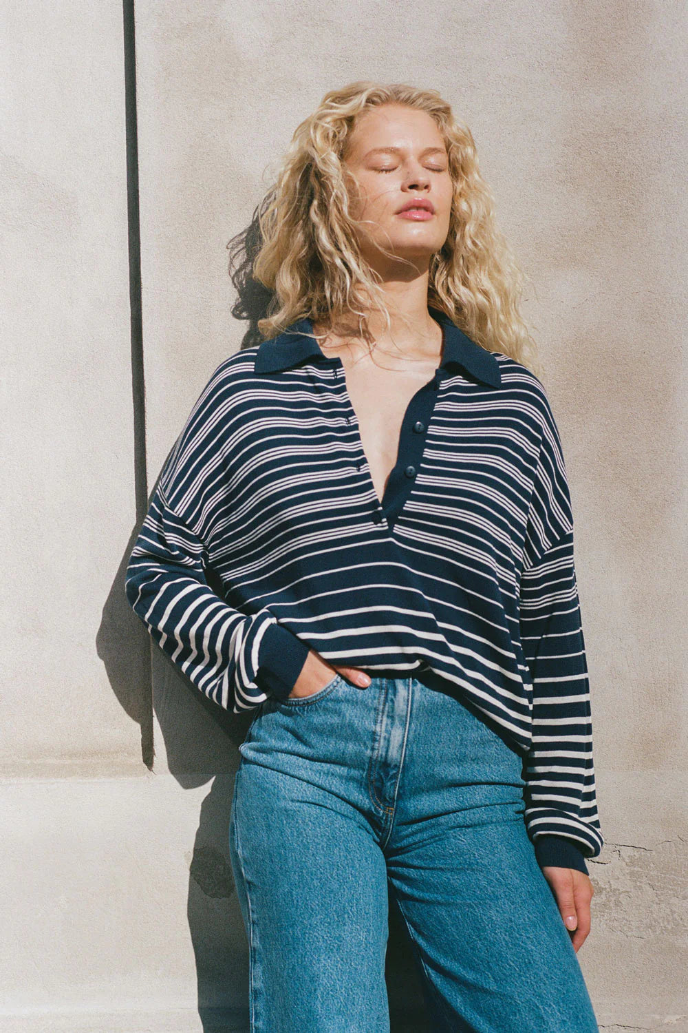 Harlow Polo Scandi Striped