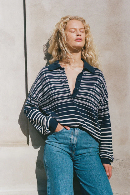 Harlow Polo Scandi Striped