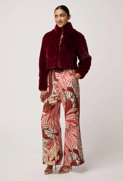 Dawn Faux Fur Cropped Jacket