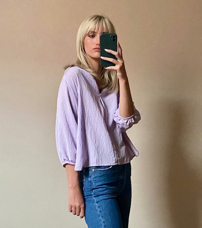 Vera Blouse - Lilac