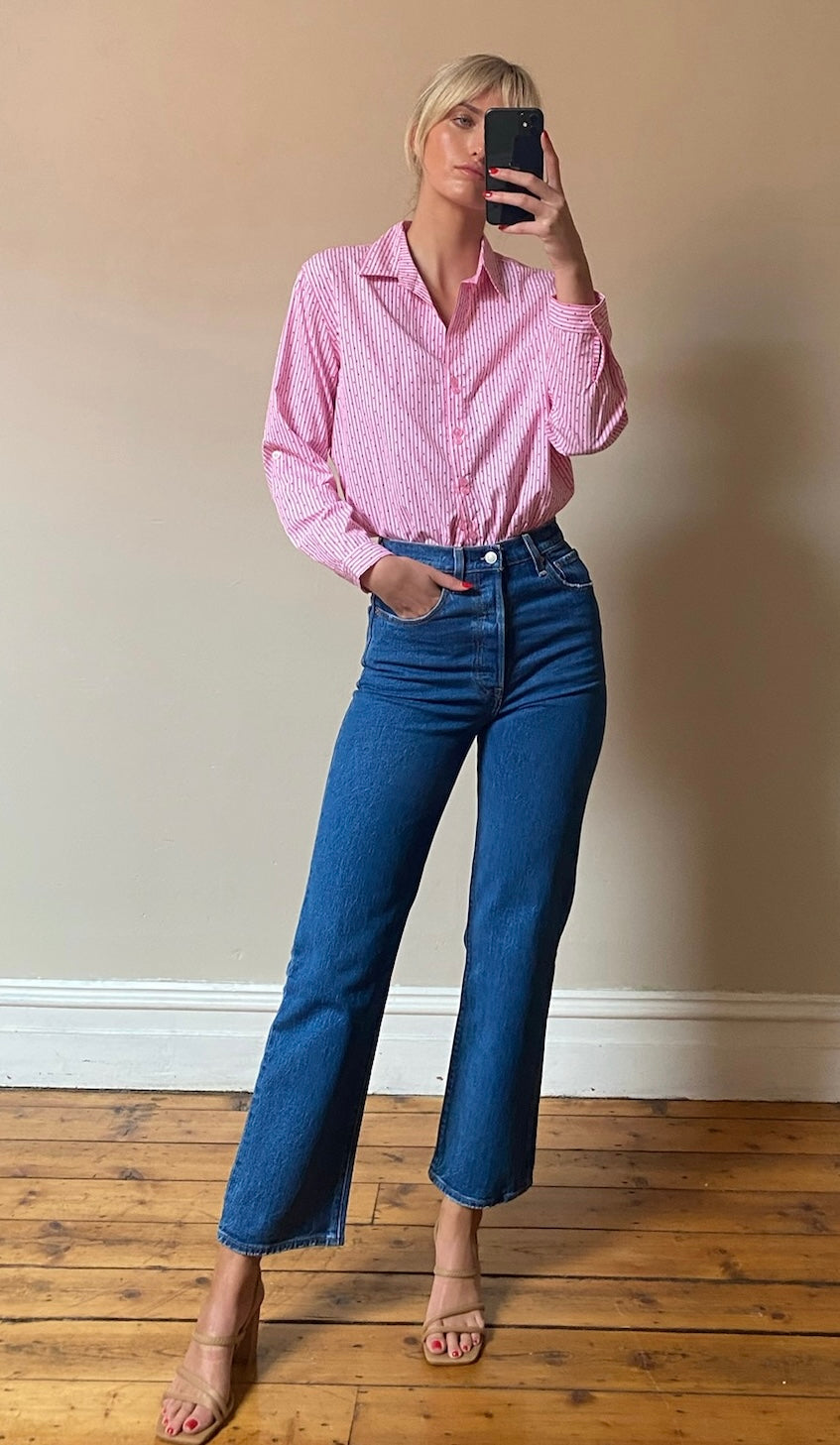 Naomi Cotton Shirt - Pink