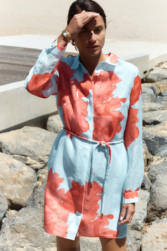 Nada Oversized Shirt Dress