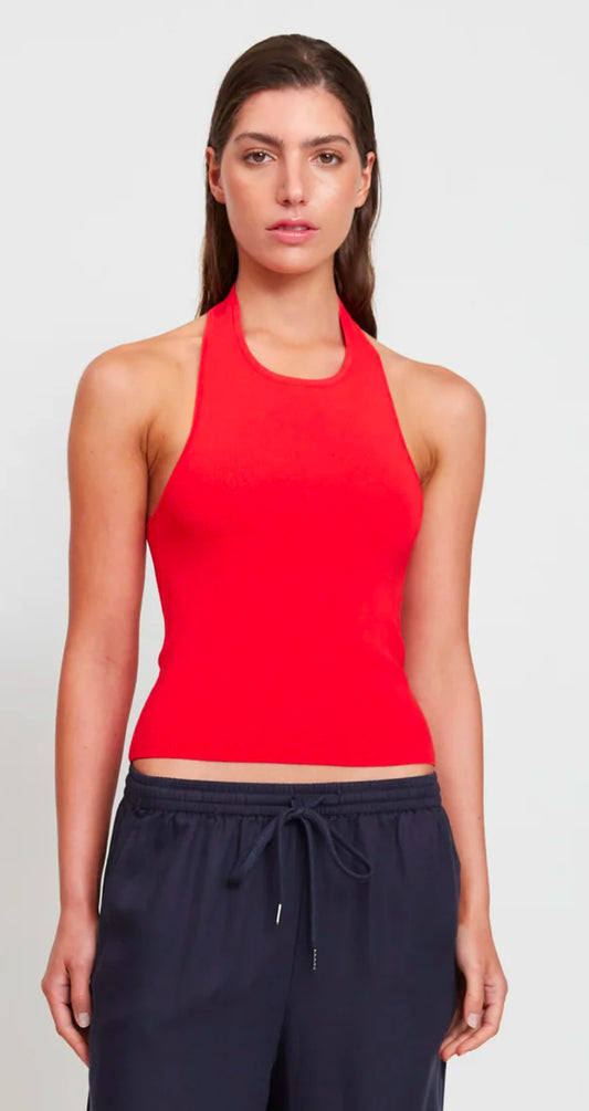 Venice Halter Top - Poppy
