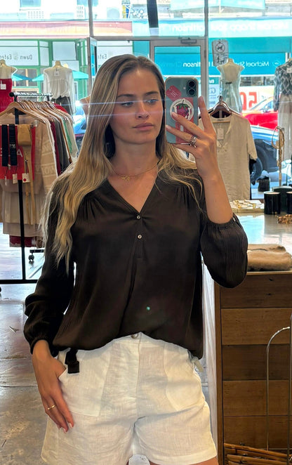 Samantha Shirt - Brown