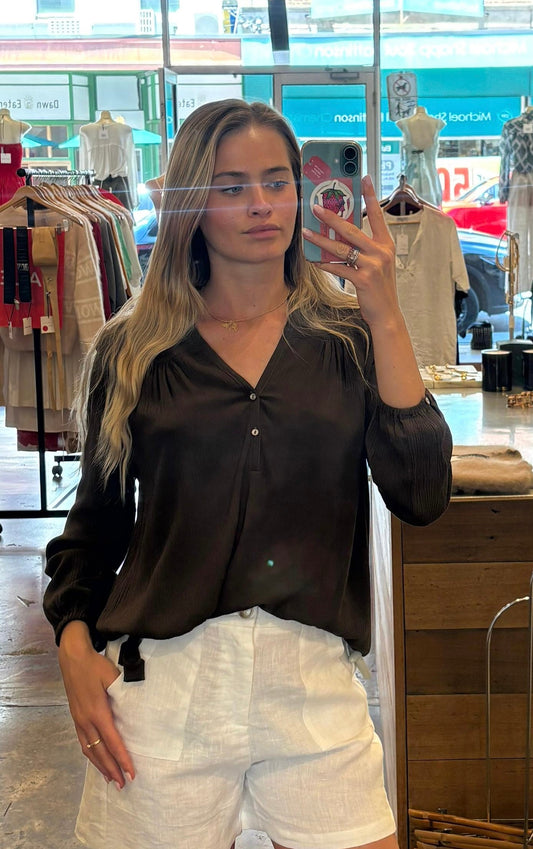 Samantha Shirt - Brown