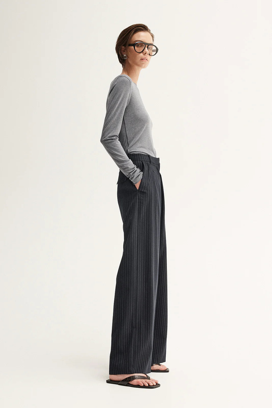 Sierra Top - Charcoal Marle