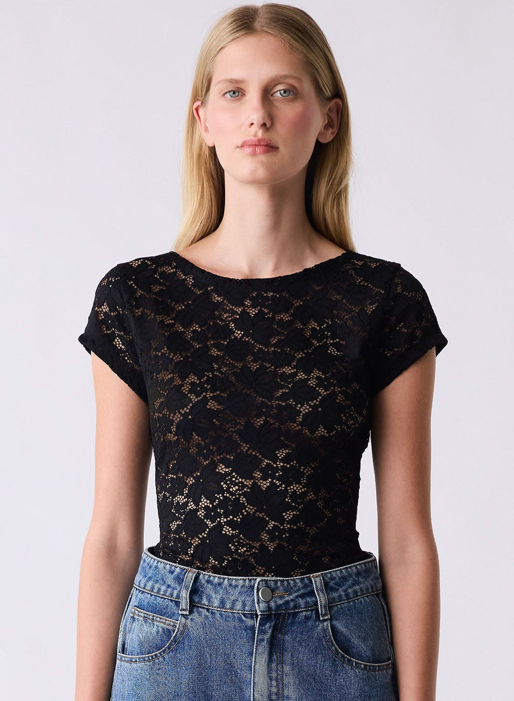 Reunion Lace Top - Black