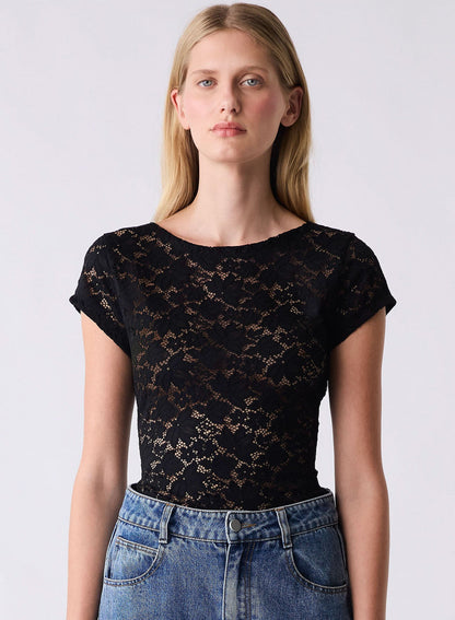 Reunion Lace Top - Black