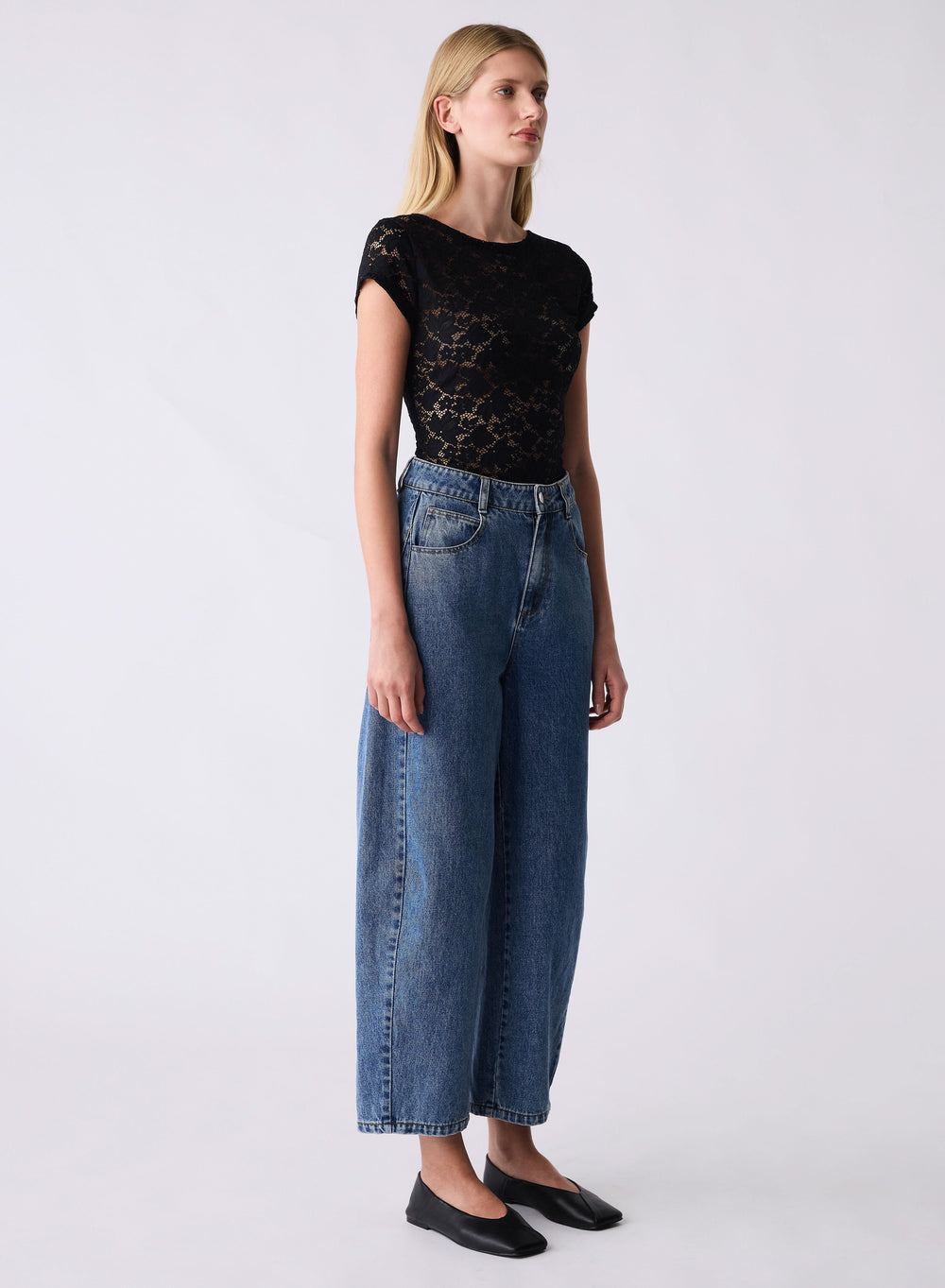 Reunion Lace Top - Black