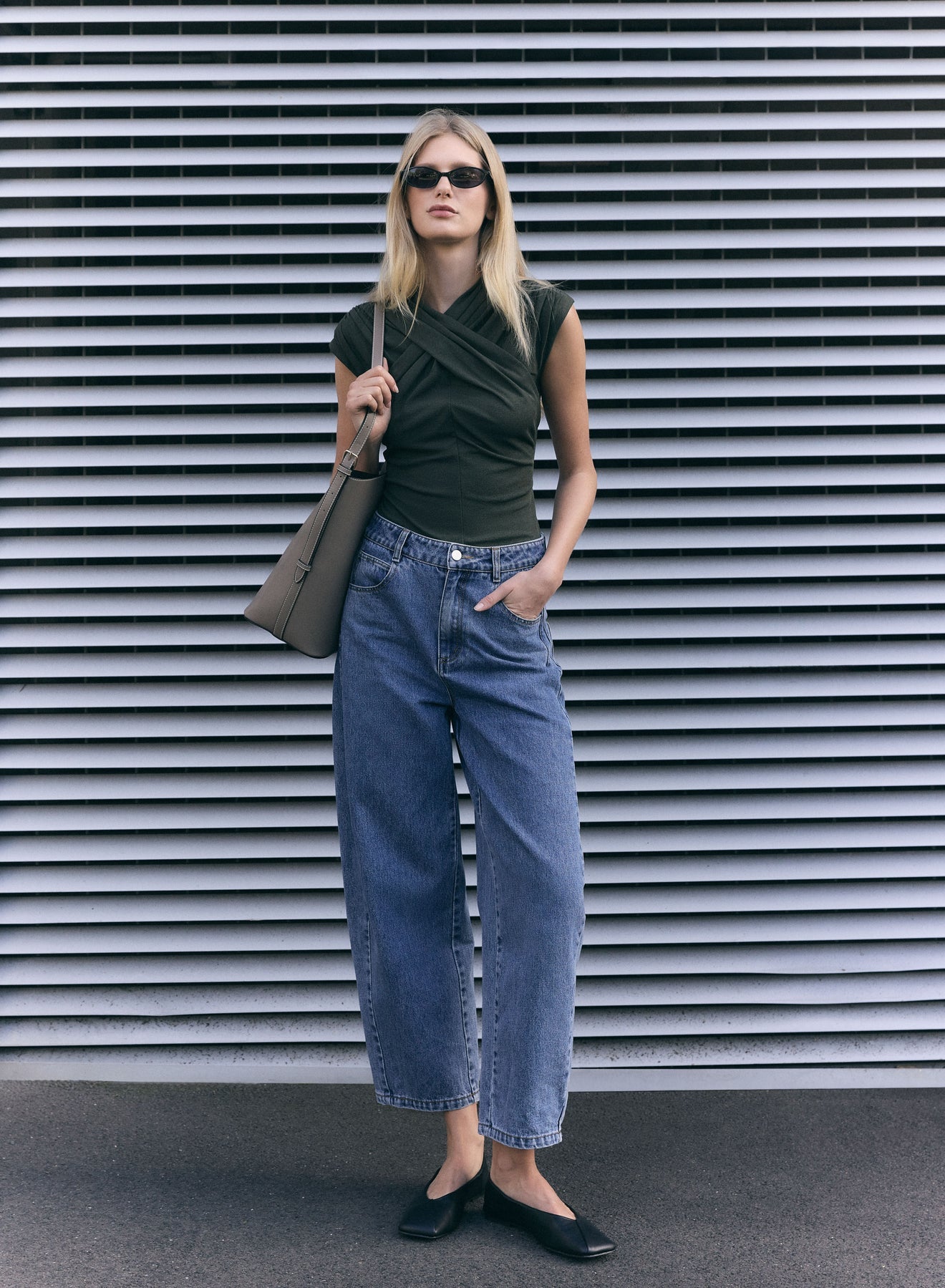 Pause Top - Khaki