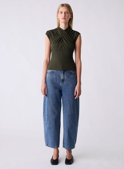Pause Top - Khaki