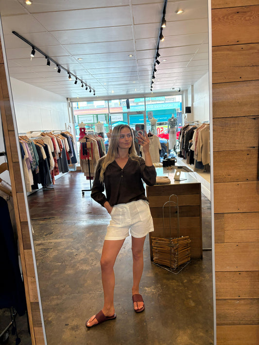 Samantha Shirt - Brown